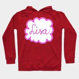 Lisa. Female name. Hoodie